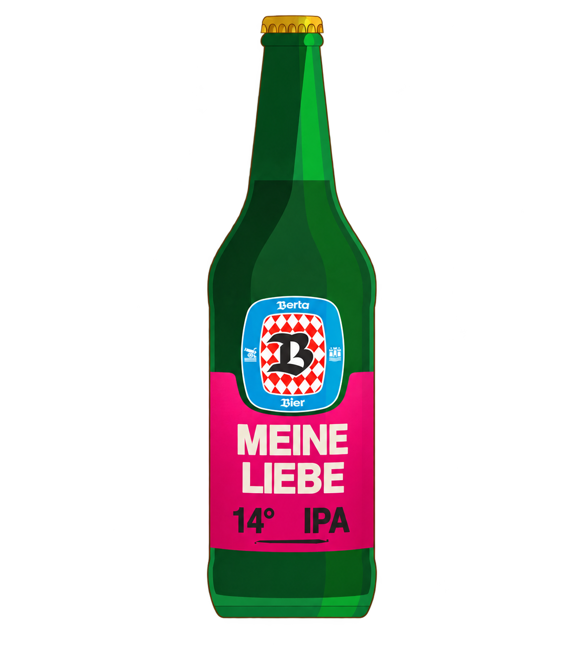 Fľaša Berta Meine Liebe 14° IPA